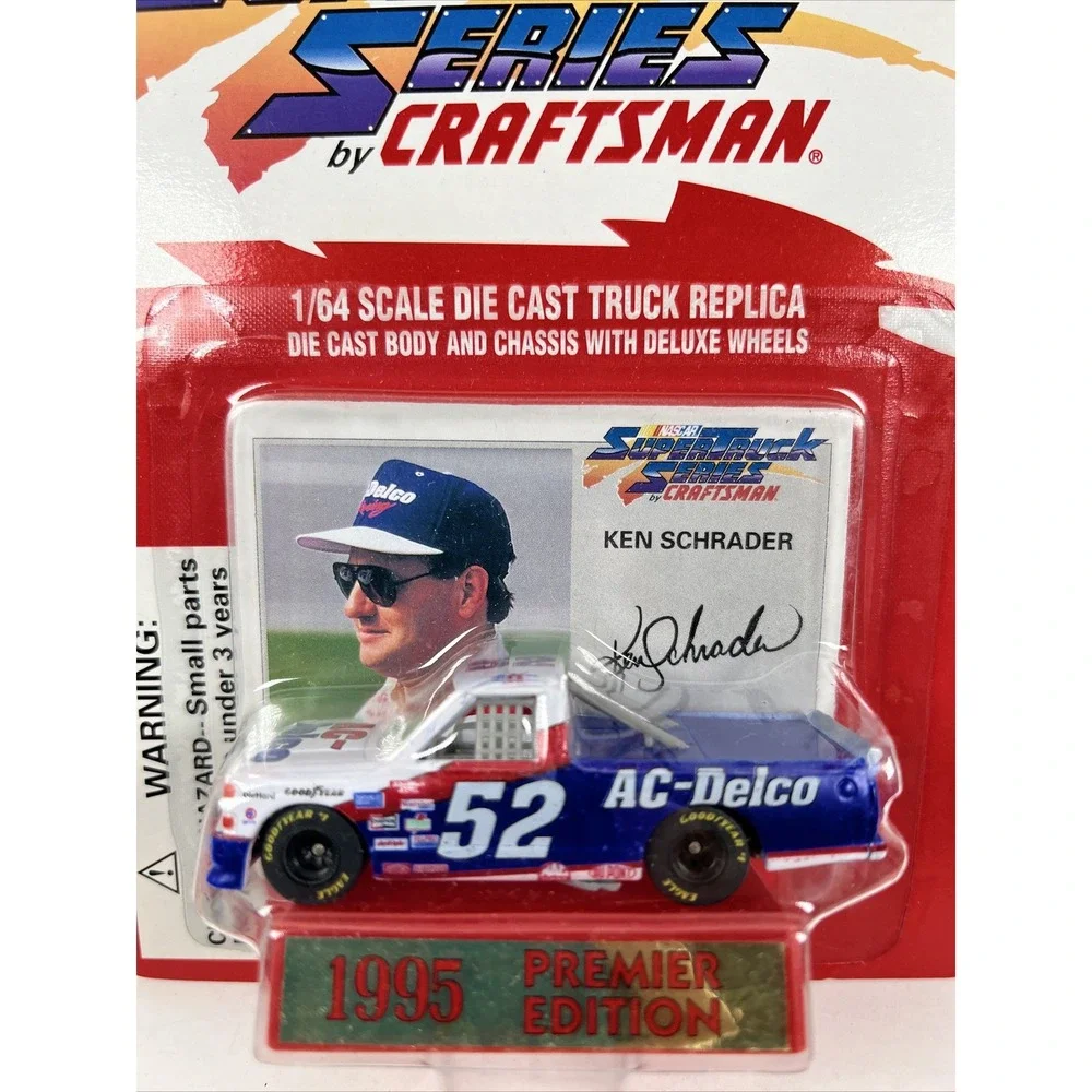 Nascar #52 Ken Schrader Super Truck Series by Craftsman 1995 Premier Edition